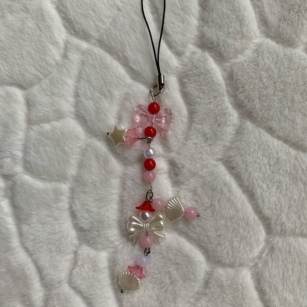 BuyNow✨Handmade By My Daughter Colorful Beaded Phone Charms - Picture 3 of 7